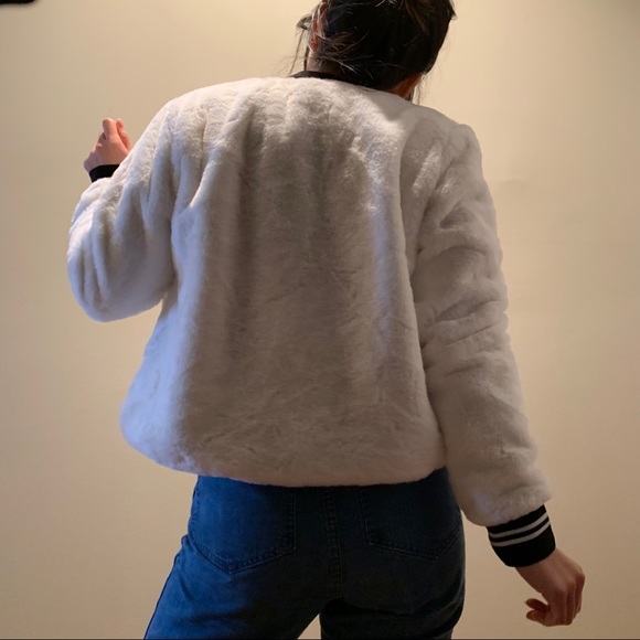 Disney Mickey Mouse faux fur bomber jacket - Picture 3 of 10